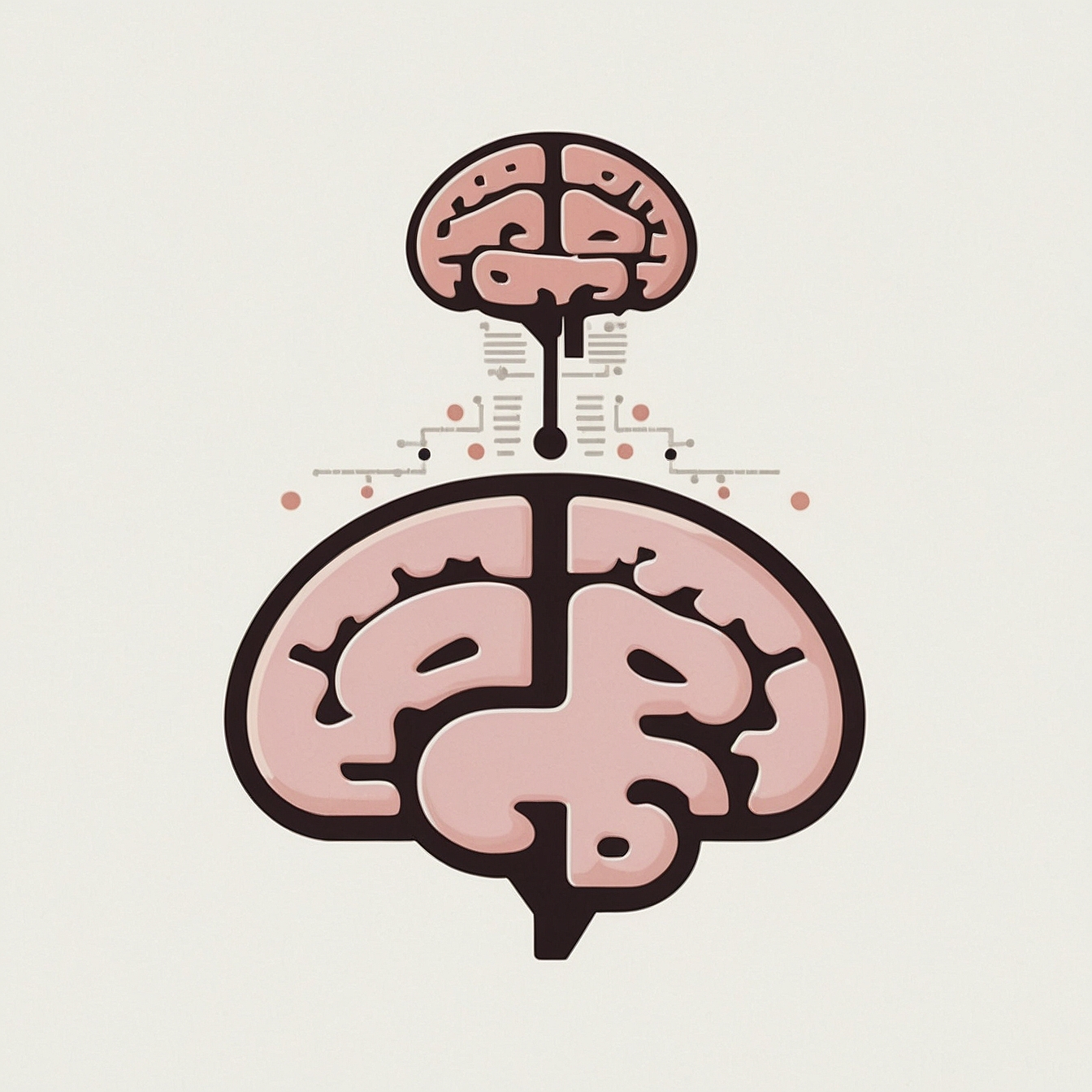 Small AI Brain on top of Big Brain