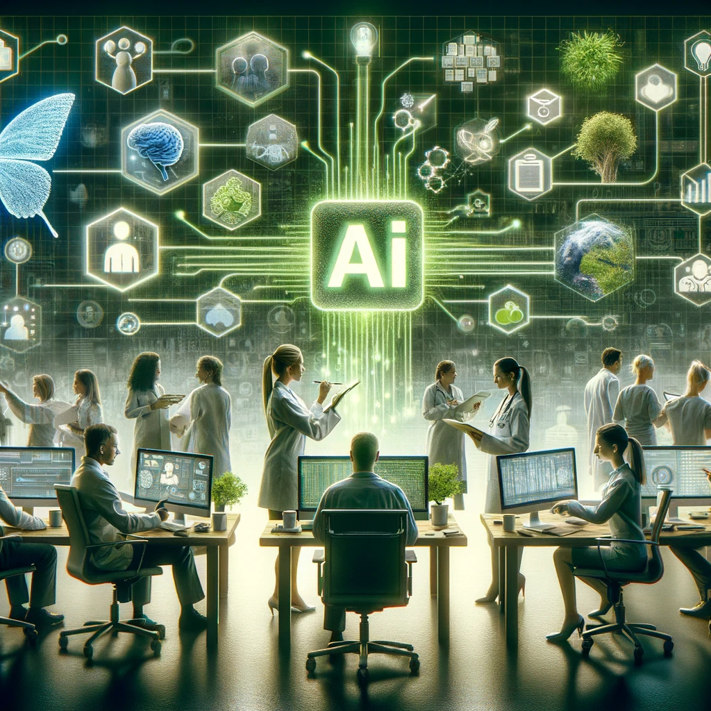 ai-office-collaboration-green