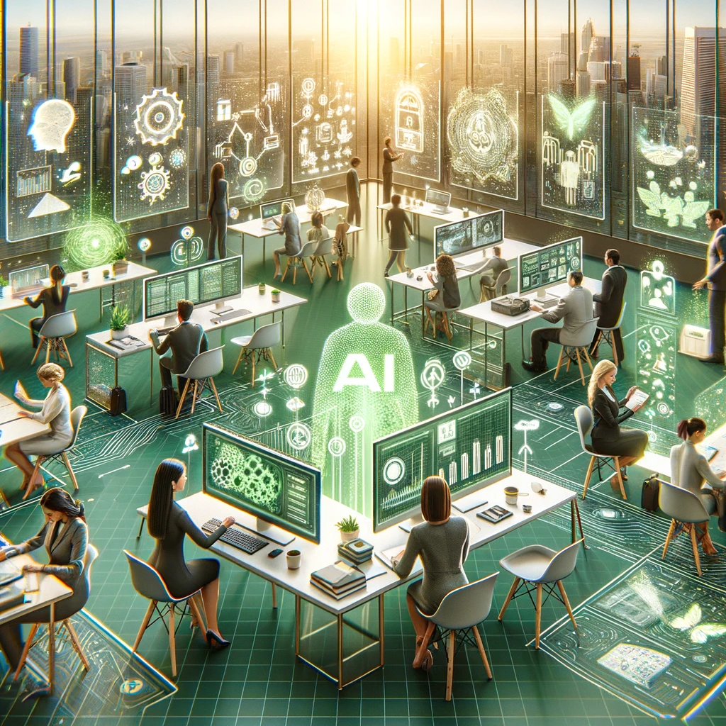 ai-office-overhead-green
